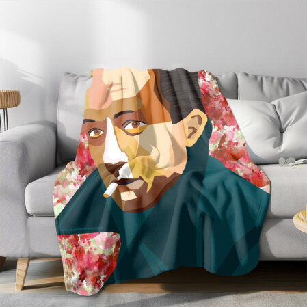 Albert Camus inspiriert Blanket On sofa 